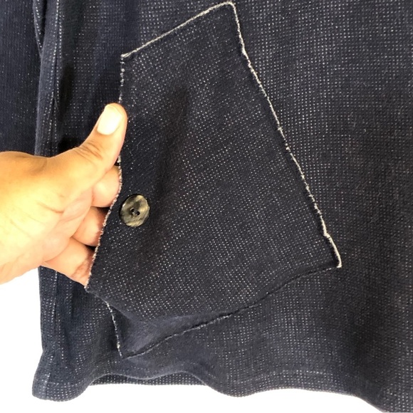 Soft Surroundings Blue Half Button Downtime Henley Tunic Top MP - Picture 11 of 16